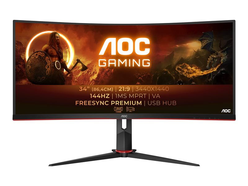 Aoc Gaming Cu34g2x Bk